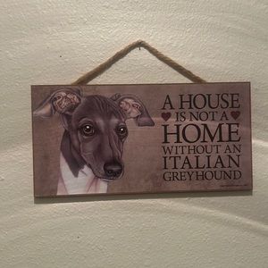 Italian Greyhound pet dog print